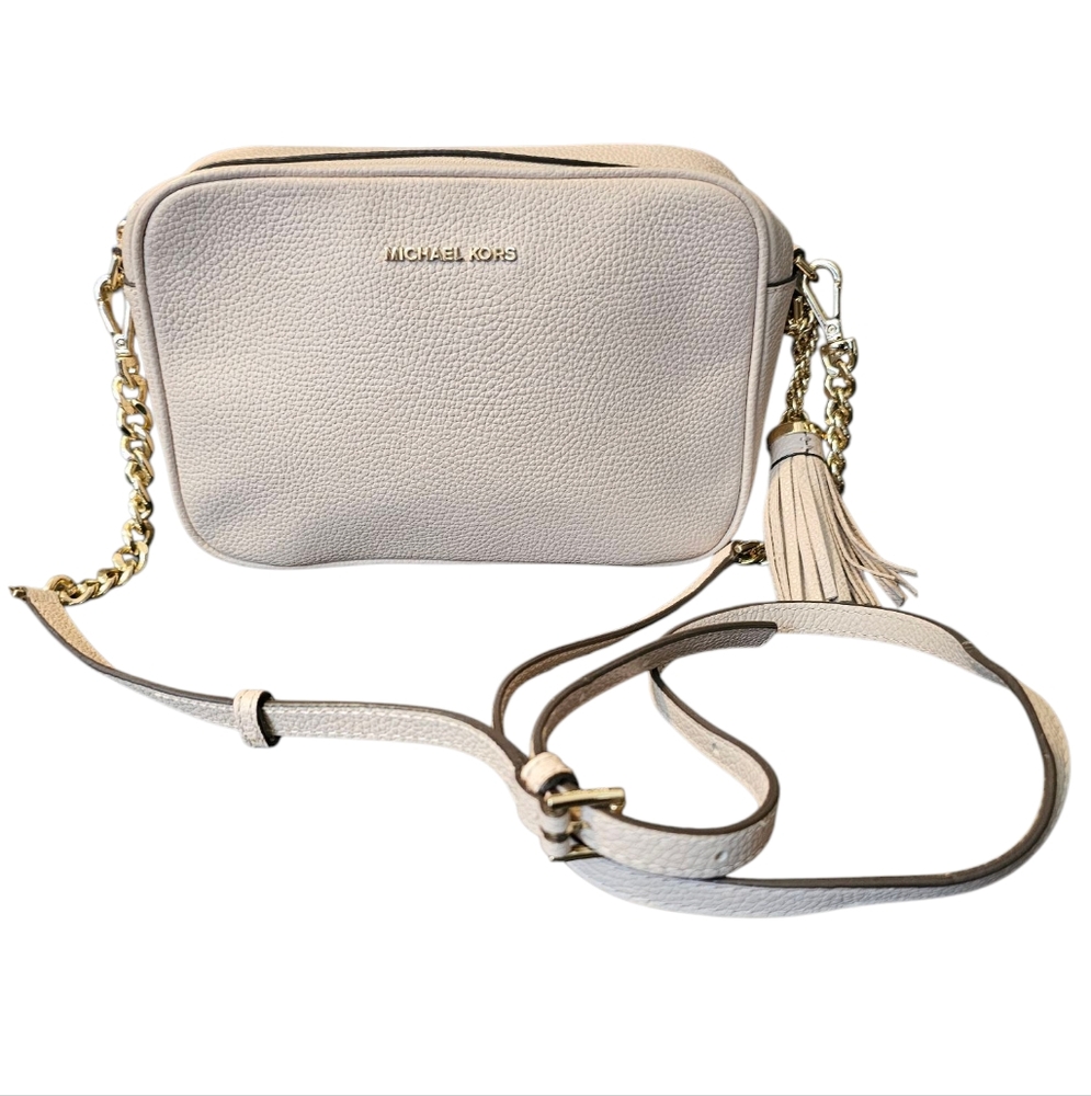 Michael Kors Ginny Leather Crossbody Bag